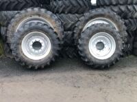 Full Set MF Row Crop Wheels