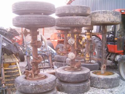 Used Axles Complete With Wheels