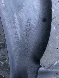 New Goodyear 750/50R26 Tyres On NH 8 Stud Rims