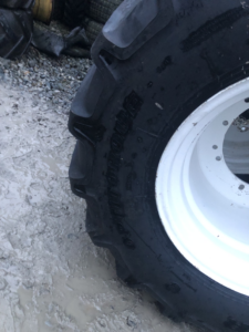 New Goodyear 750/50R26 Tyres On NH 8 Stud Rims