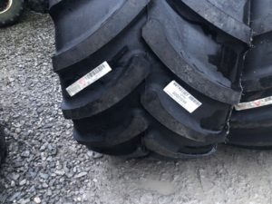 New Goodyear 750/50R26 Tyres On NH 8 Stud Rims