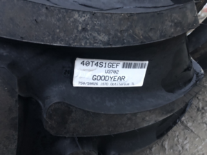 New Goodyear 750/50R26 Tyres On NH 8 Stud Rims