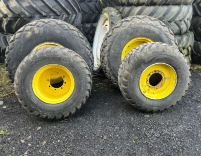 Full Set JD Grass Wheels - 23.1-26 & 500/60x22.5