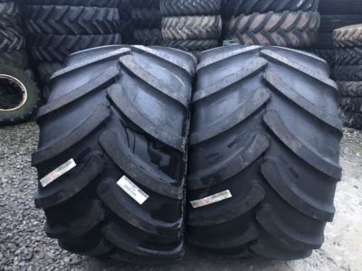 New Goodyear 750/50R26 Tyres On NH 8 Stud Rims