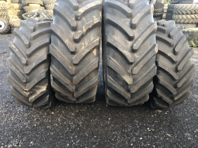 Full Set NH Wheels 600/65R38 & 480/65R28
