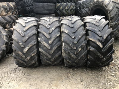 Full Set (4) Michelin XM47 Tyres - 495/70R24